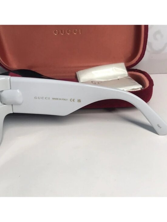 New Authentic  Gucci GG1545S 003 – Light Grey Oversized Square Sunglasses ✨ main image 10